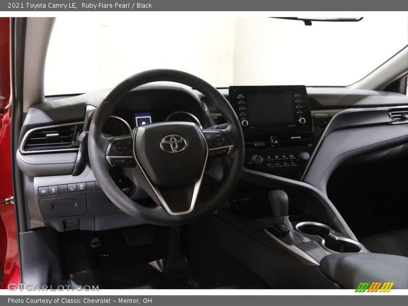 Ruby Flare Pearl / Black 2021 Toyota Camry LE