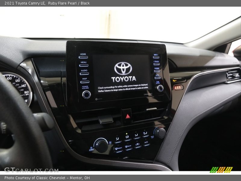 Ruby Flare Pearl / Black 2021 Toyota Camry LE
