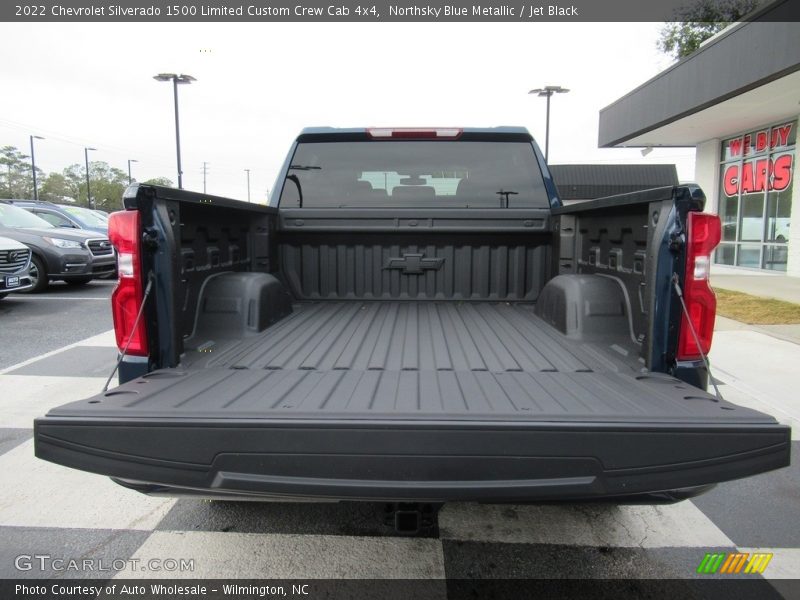 Northsky Blue Metallic / Jet Black 2022 Chevrolet Silverado 1500 Limited Custom Crew Cab 4x4