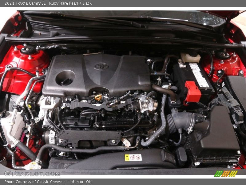Ruby Flare Pearl / Black 2021 Toyota Camry LE
