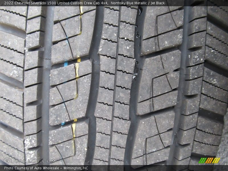 Northsky Blue Metallic / Jet Black 2022 Chevrolet Silverado 1500 Limited Custom Crew Cab 4x4