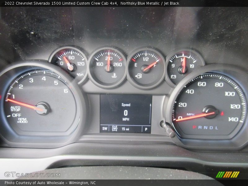  2022 Silverado 1500 Limited Custom Crew Cab 4x4 Custom Crew Cab 4x4 Gauges
