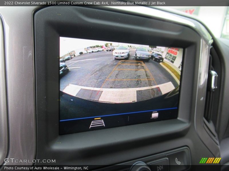 Northsky Blue Metallic / Jet Black 2022 Chevrolet Silverado 1500 Limited Custom Crew Cab 4x4