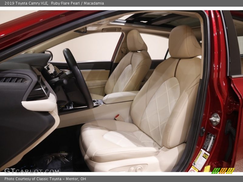  2019 Camry XLE Macadamia Interior