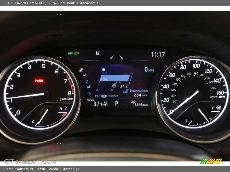 Ruby Flare Pearl / Macadamia 2019 Toyota Camry XLE