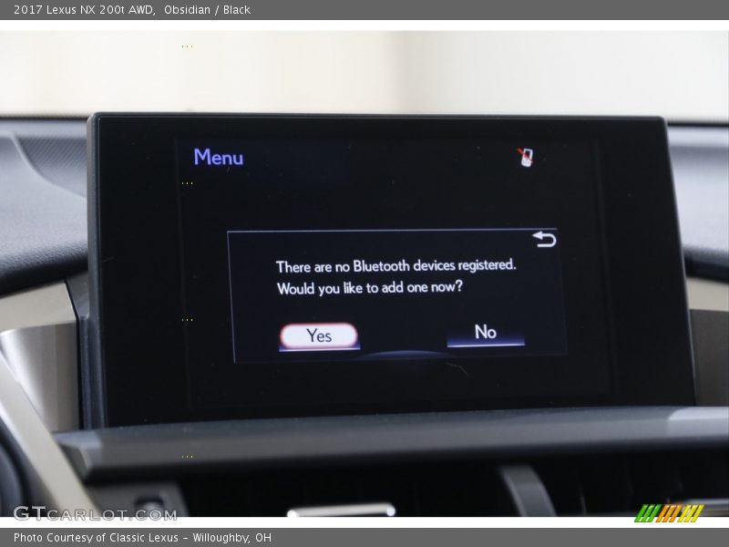 Obsidian / Black 2017 Lexus NX 200t AWD