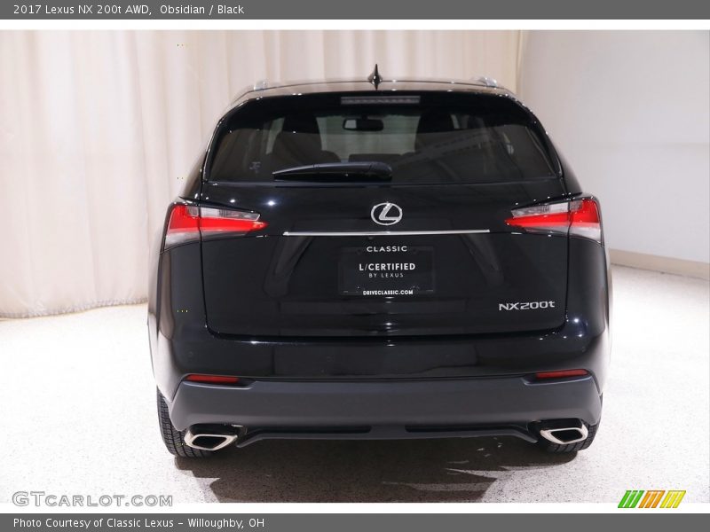 Obsidian / Black 2017 Lexus NX 200t AWD