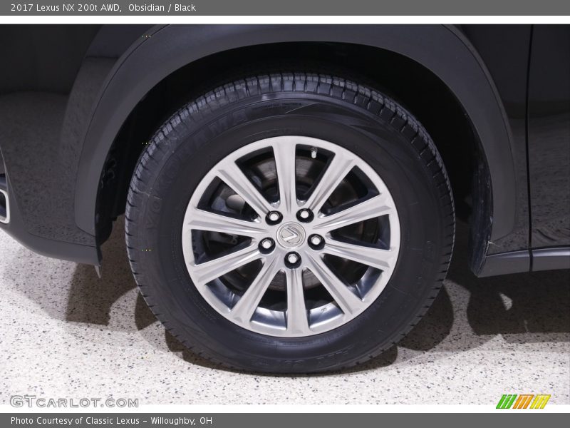 Obsidian / Black 2017 Lexus NX 200t AWD