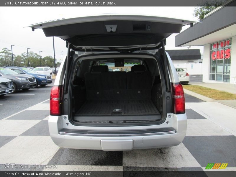 Silver Ice Metallic / Jet Black 2015 Chevrolet Suburban LTZ 4WD