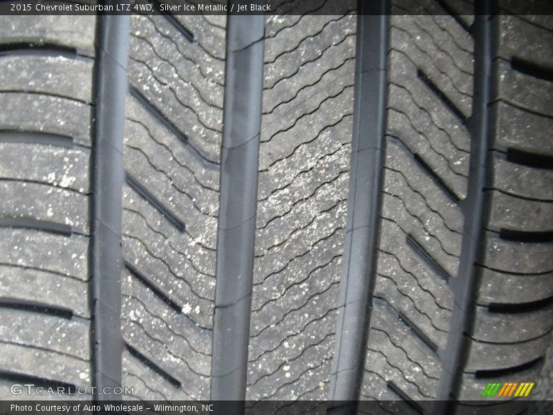 Silver Ice Metallic / Jet Black 2015 Chevrolet Suburban LTZ 4WD