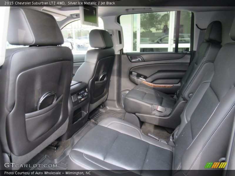 Silver Ice Metallic / Jet Black 2015 Chevrolet Suburban LTZ 4WD