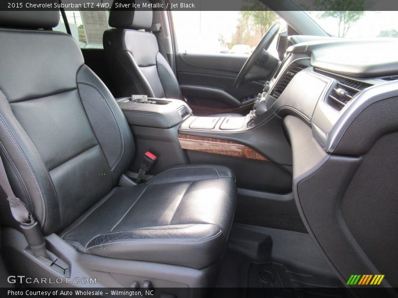 Silver Ice Metallic / Jet Black 2015 Chevrolet Suburban LTZ 4WD