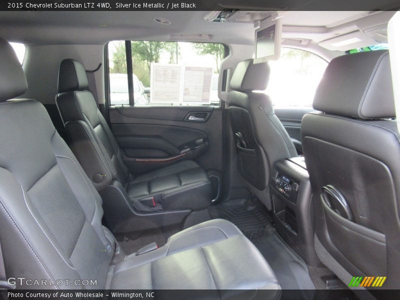 Silver Ice Metallic / Jet Black 2015 Chevrolet Suburban LTZ 4WD