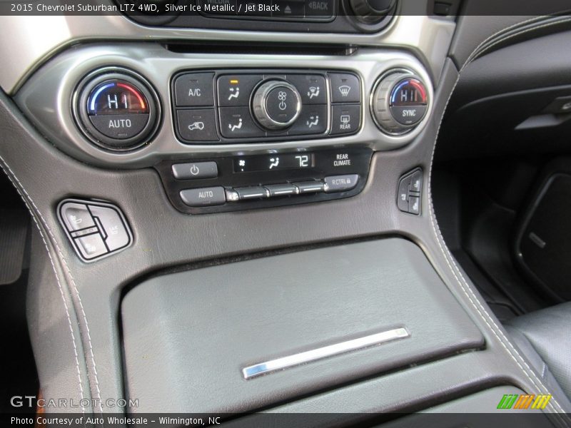 Silver Ice Metallic / Jet Black 2015 Chevrolet Suburban LTZ 4WD