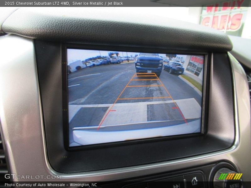 Silver Ice Metallic / Jet Black 2015 Chevrolet Suburban LTZ 4WD