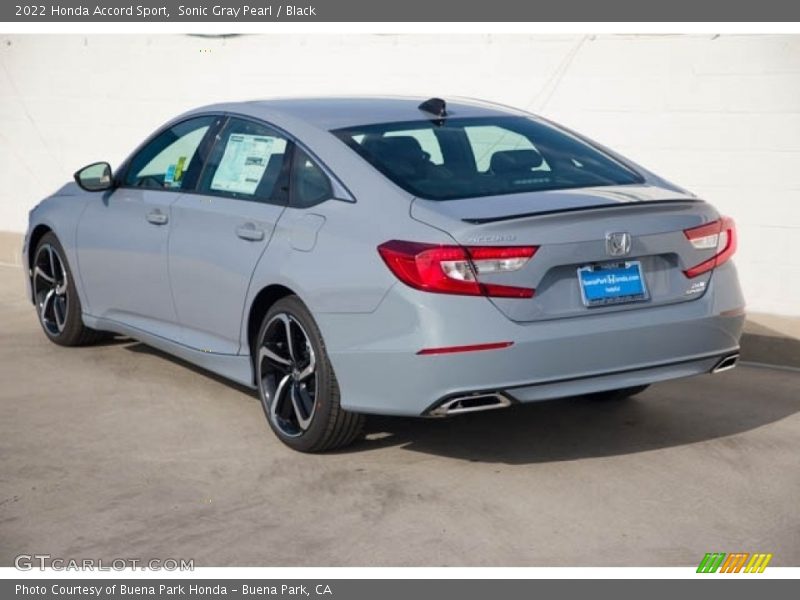 Sonic Gray Pearl / Black 2022 Honda Accord Sport