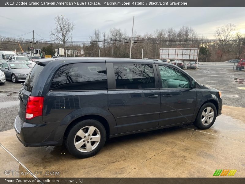 Maximum Steel Metallic / Black/Light Graystone 2013 Dodge Grand Caravan American Value Package