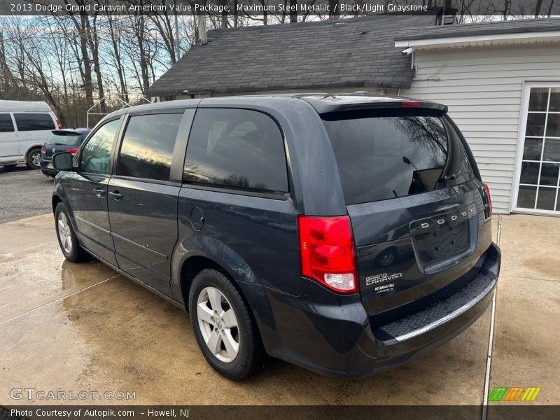 Maximum Steel Metallic / Black/Light Graystone 2013 Dodge Grand Caravan American Value Package