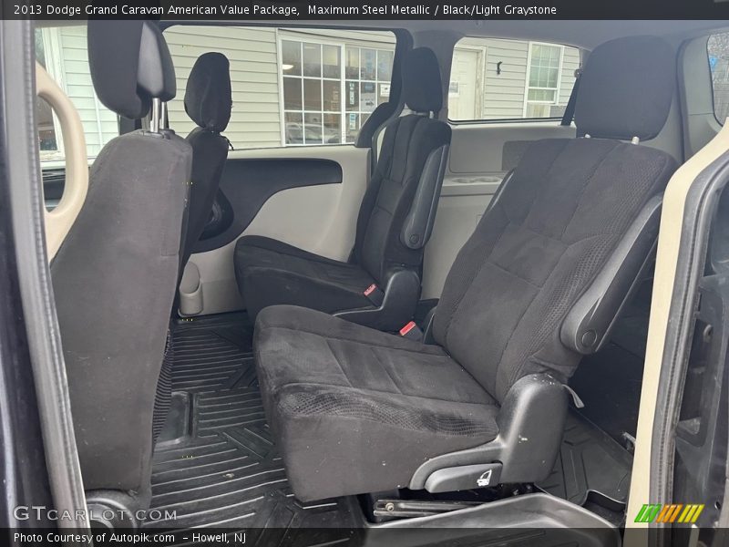 Maximum Steel Metallic / Black/Light Graystone 2013 Dodge Grand Caravan American Value Package