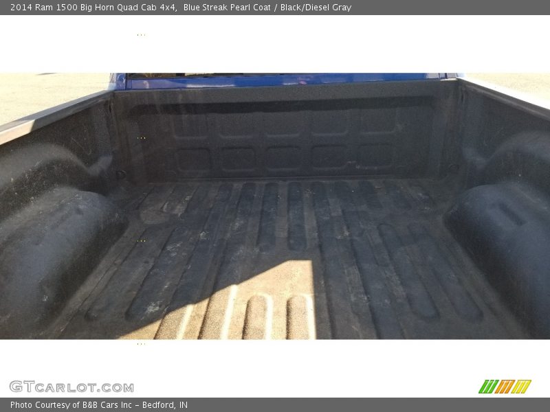 Blue Streak Pearl Coat / Black/Diesel Gray 2014 Ram 1500 Big Horn Quad Cab 4x4