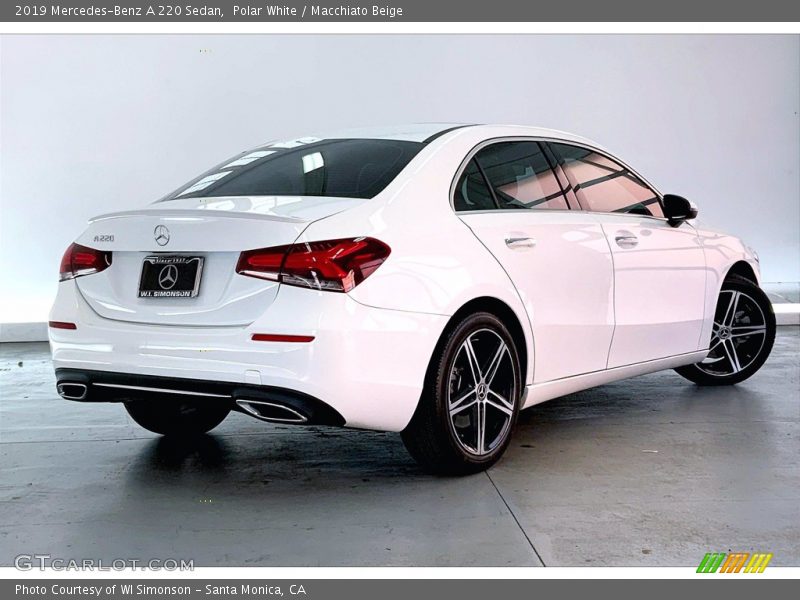 Polar White / Macchiato Beige 2019 Mercedes-Benz A 220 Sedan