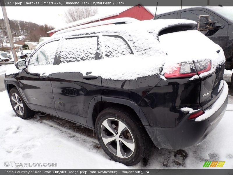 Diamond Black Crystal Pearl / Black 2020 Jeep Cherokee Limited 4x4
