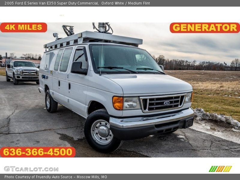 Oxford White / Medium Flint 2005 Ford E Series Van E350 Super Duty Commercial
