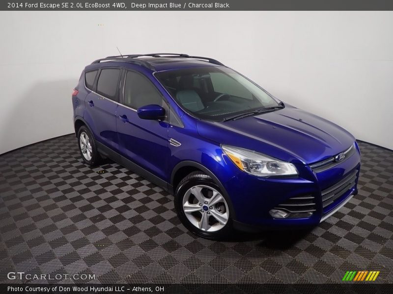 Deep Impact Blue / Charcoal Black 2014 Ford Escape SE 2.0L EcoBoost 4WD