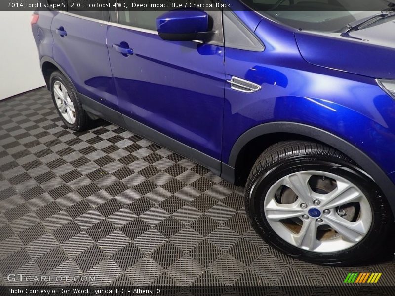 Deep Impact Blue / Charcoal Black 2014 Ford Escape SE 2.0L EcoBoost 4WD