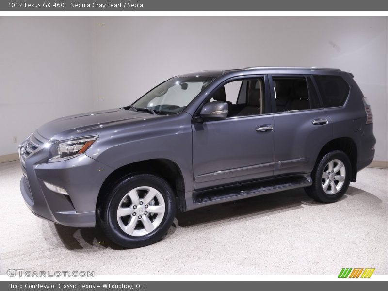 Nebula Gray Pearl / Sepia 2017 Lexus GX 460