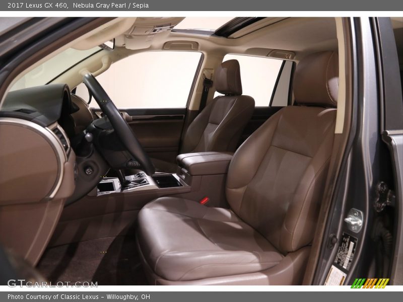 Nebula Gray Pearl / Sepia 2017 Lexus GX 460
