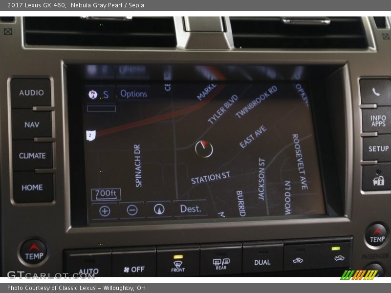 Nebula Gray Pearl / Sepia 2017 Lexus GX 460