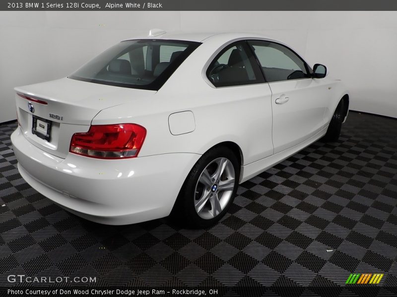 Alpine White / Black 2013 BMW 1 Series 128i Coupe