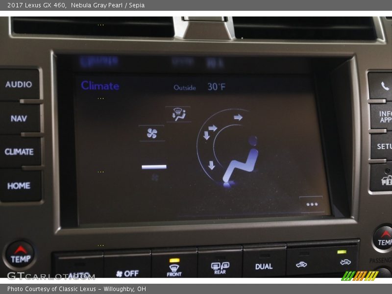 Nebula Gray Pearl / Sepia 2017 Lexus GX 460