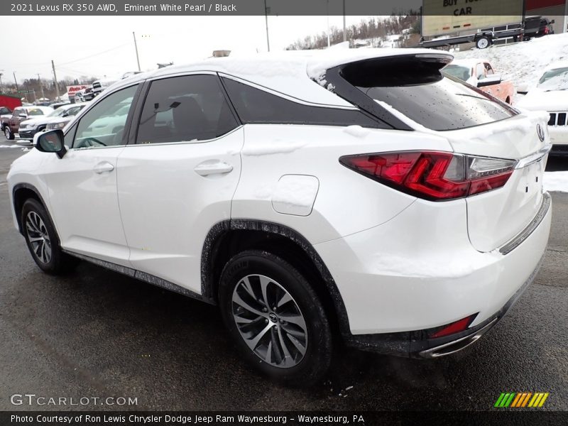 Eminent White Pearl / Black 2021 Lexus RX 350 AWD