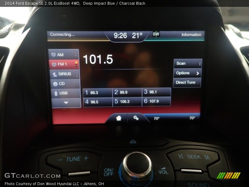 Deep Impact Blue / Charcoal Black 2014 Ford Escape SE 2.0L EcoBoost 4WD