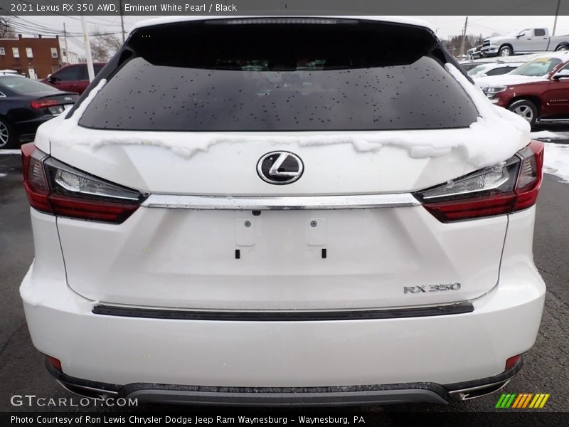 Eminent White Pearl / Black 2021 Lexus RX 350 AWD