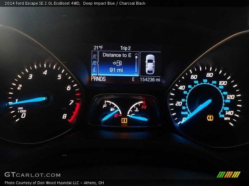 Deep Impact Blue / Charcoal Black 2014 Ford Escape SE 2.0L EcoBoost 4WD
