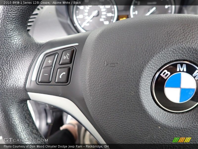 Alpine White / Black 2013 BMW 1 Series 128i Coupe