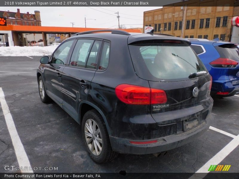 Deep Black Pearl / Charcoal Black 2018 Volkswagen Tiguan Limited 2.0T 4Motion