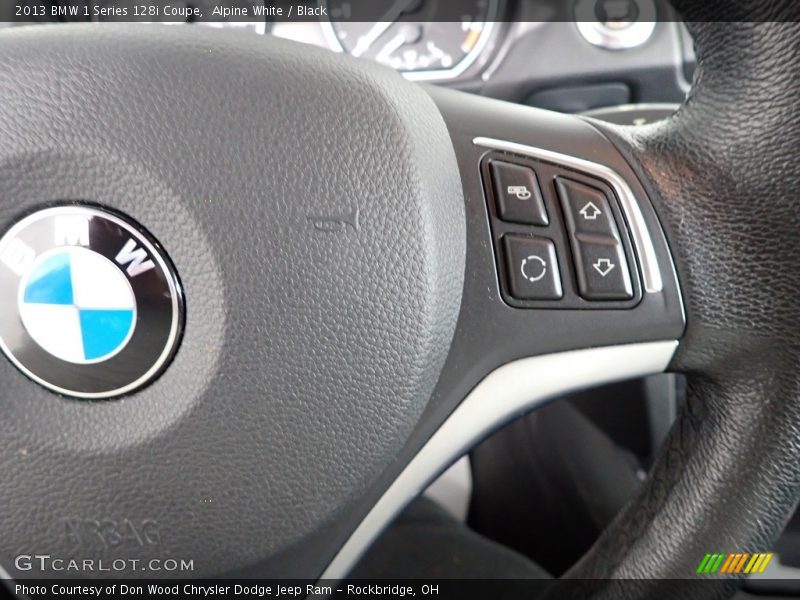 Alpine White / Black 2013 BMW 1 Series 128i Coupe
