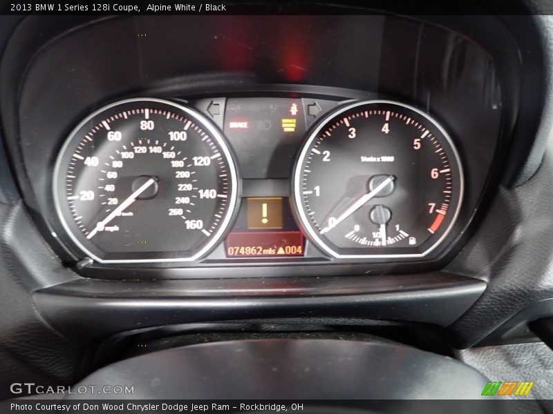 Alpine White / Black 2013 BMW 1 Series 128i Coupe
