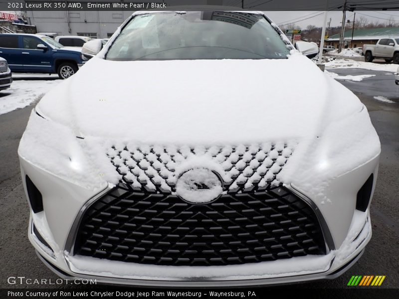 Eminent White Pearl / Black 2021 Lexus RX 350 AWD