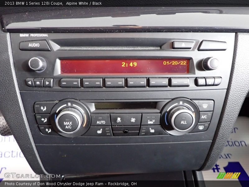 Alpine White / Black 2013 BMW 1 Series 128i Coupe