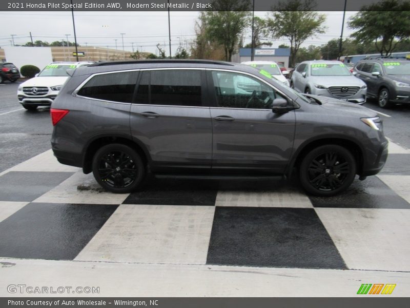 Modern Steel Metallic / Black 2021 Honda Pilot Special Edition AWD