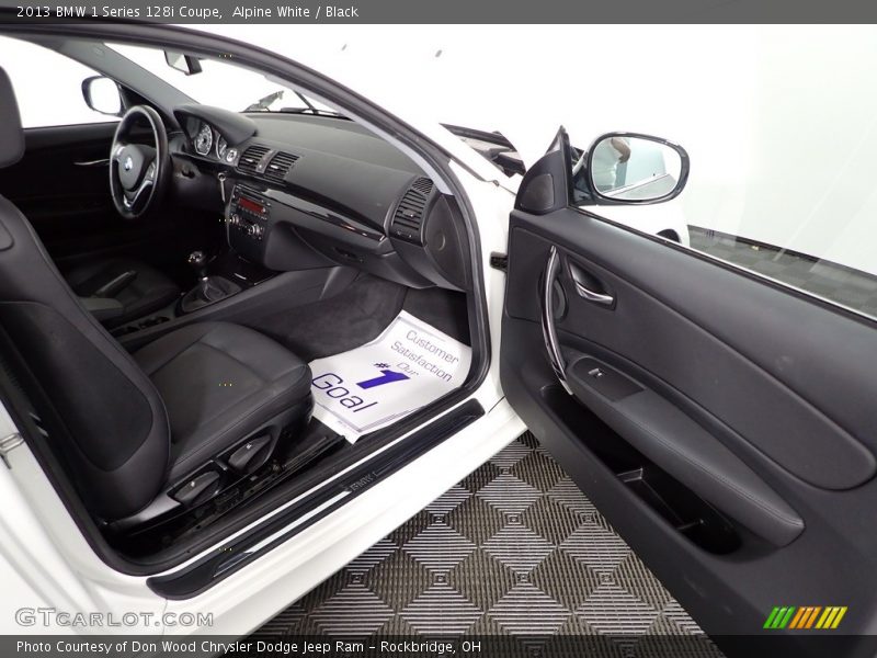 Alpine White / Black 2013 BMW 1 Series 128i Coupe