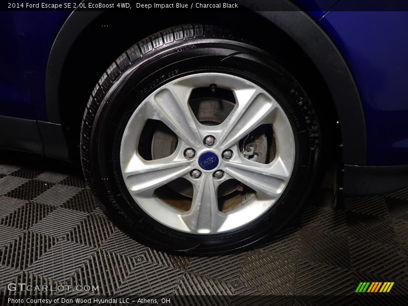 Deep Impact Blue / Charcoal Black 2014 Ford Escape SE 2.0L EcoBoost 4WD