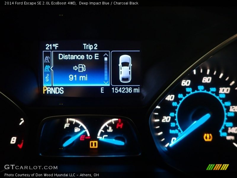 Deep Impact Blue / Charcoal Black 2014 Ford Escape SE 2.0L EcoBoost 4WD