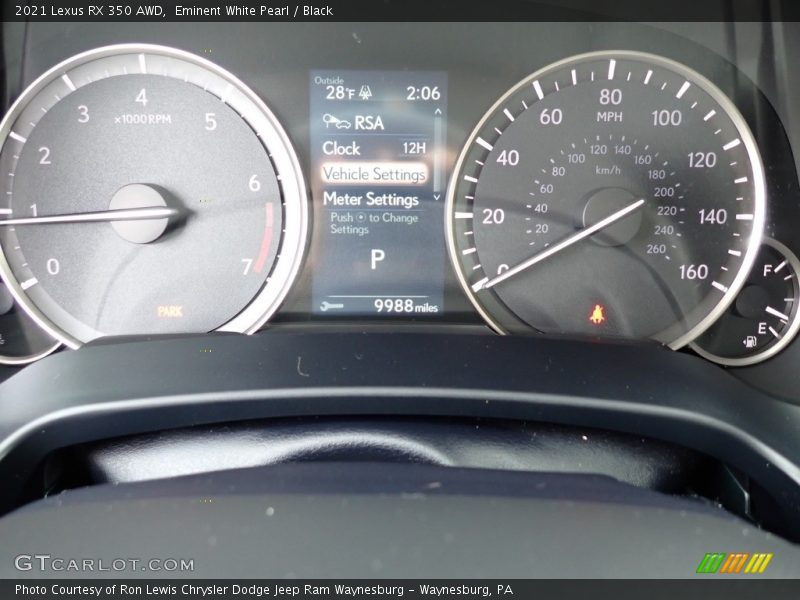  2021 RX 350 AWD 350 AWD Gauges
