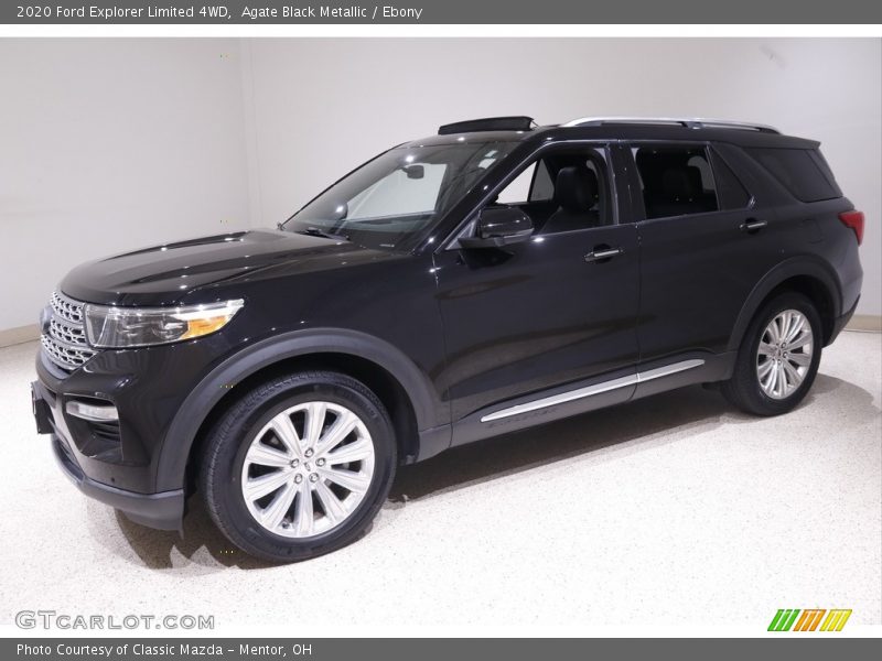 Agate Black Metallic / Ebony 2020 Ford Explorer Limited 4WD